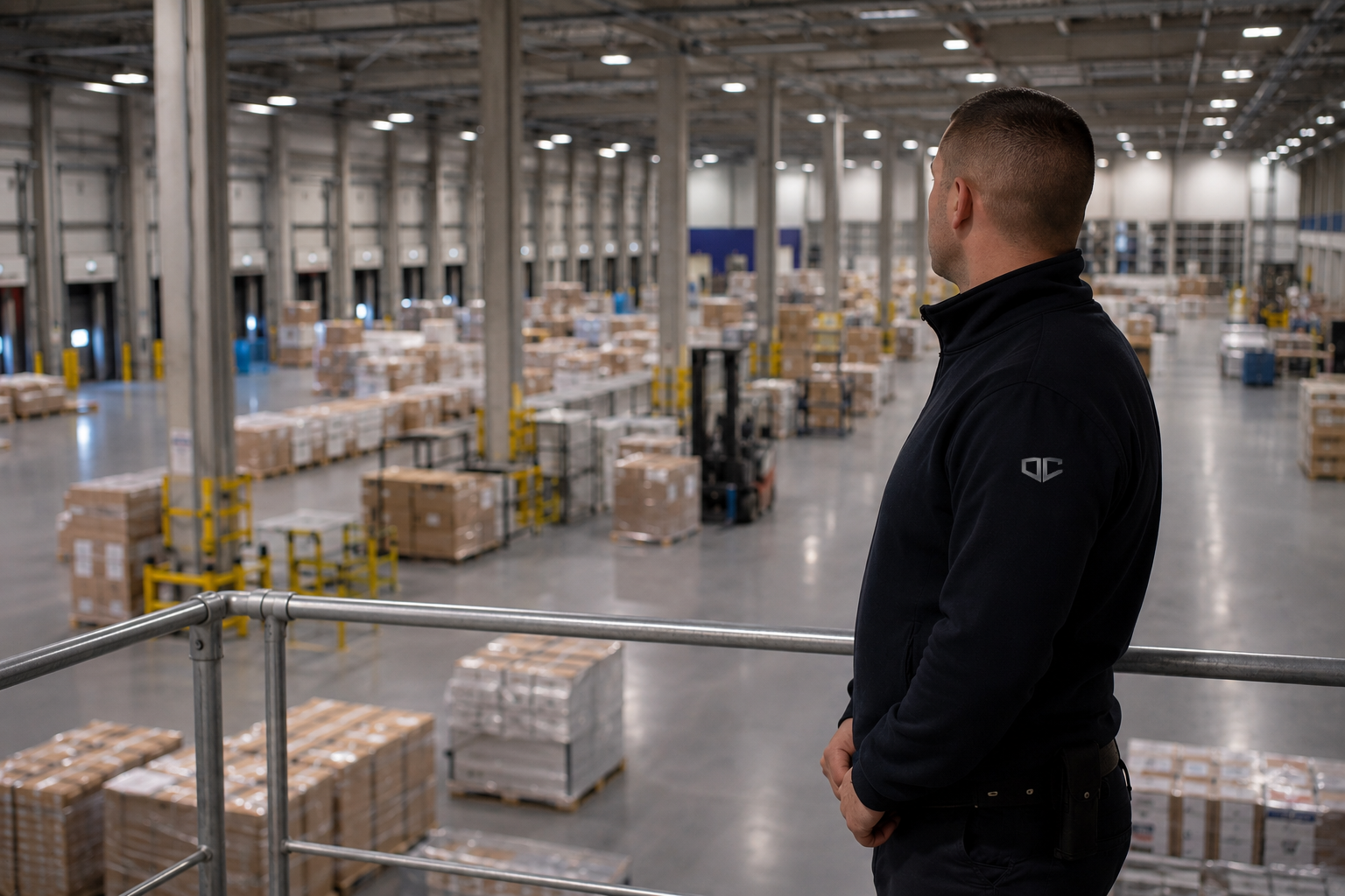 Agent de gardiennage en poste